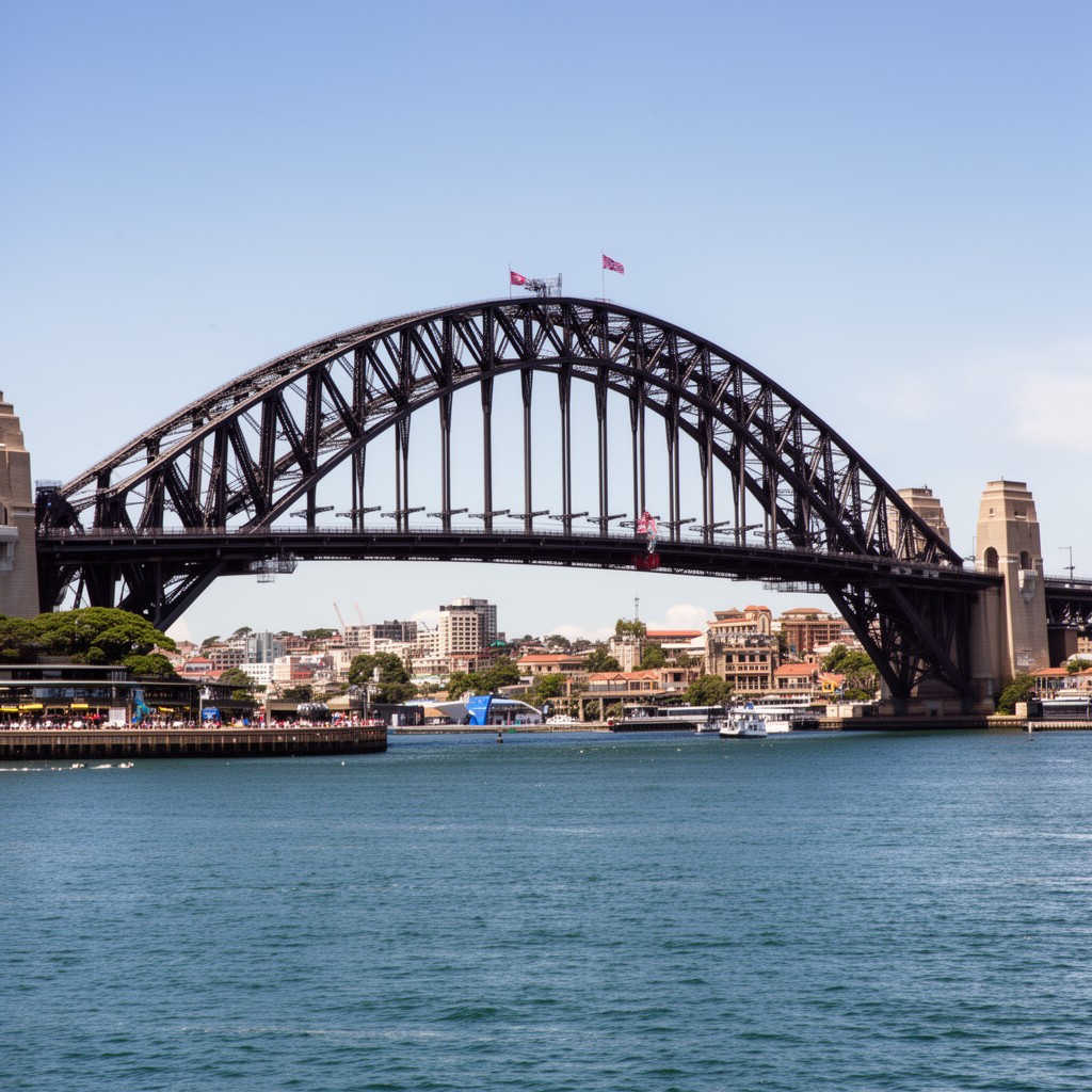 AI-generated illustration of Sydney Harbour Bridge