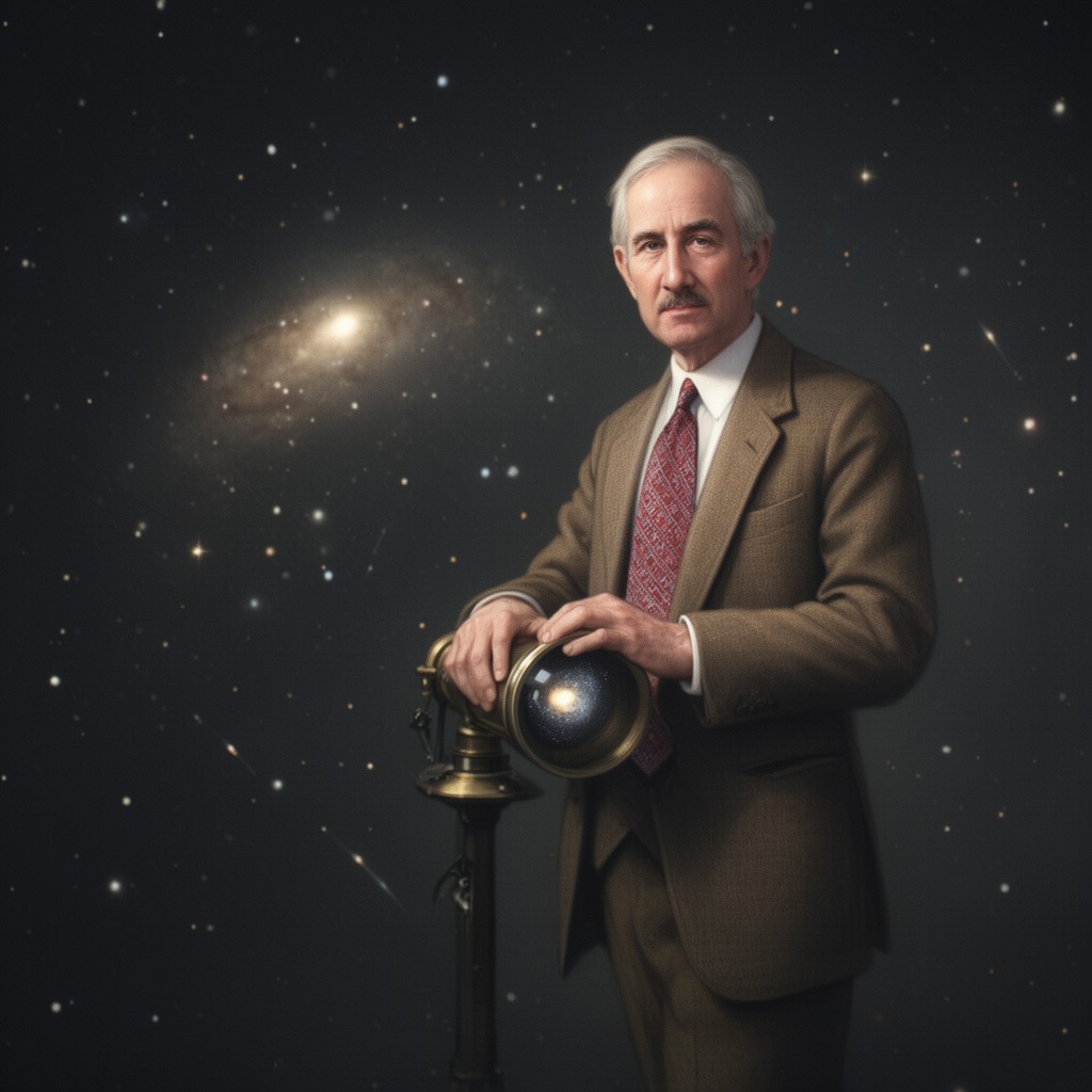 AI-generated illustration of George Comstock