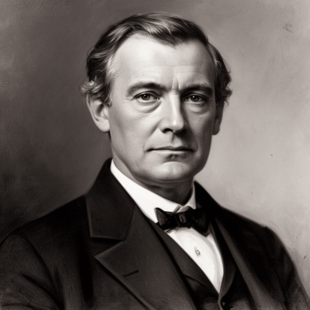 AI-generated illustration of Whitelaw Reid