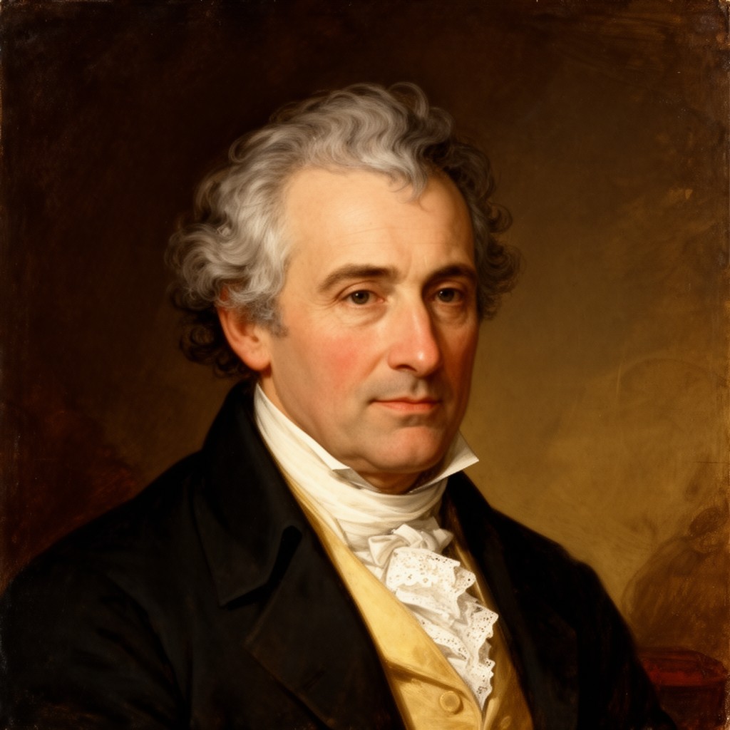AI-generated illustration of John Hanson