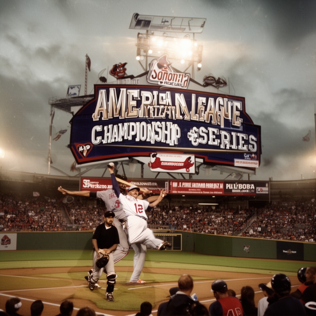 AI-generated illustration of 1996 American League Championship Series