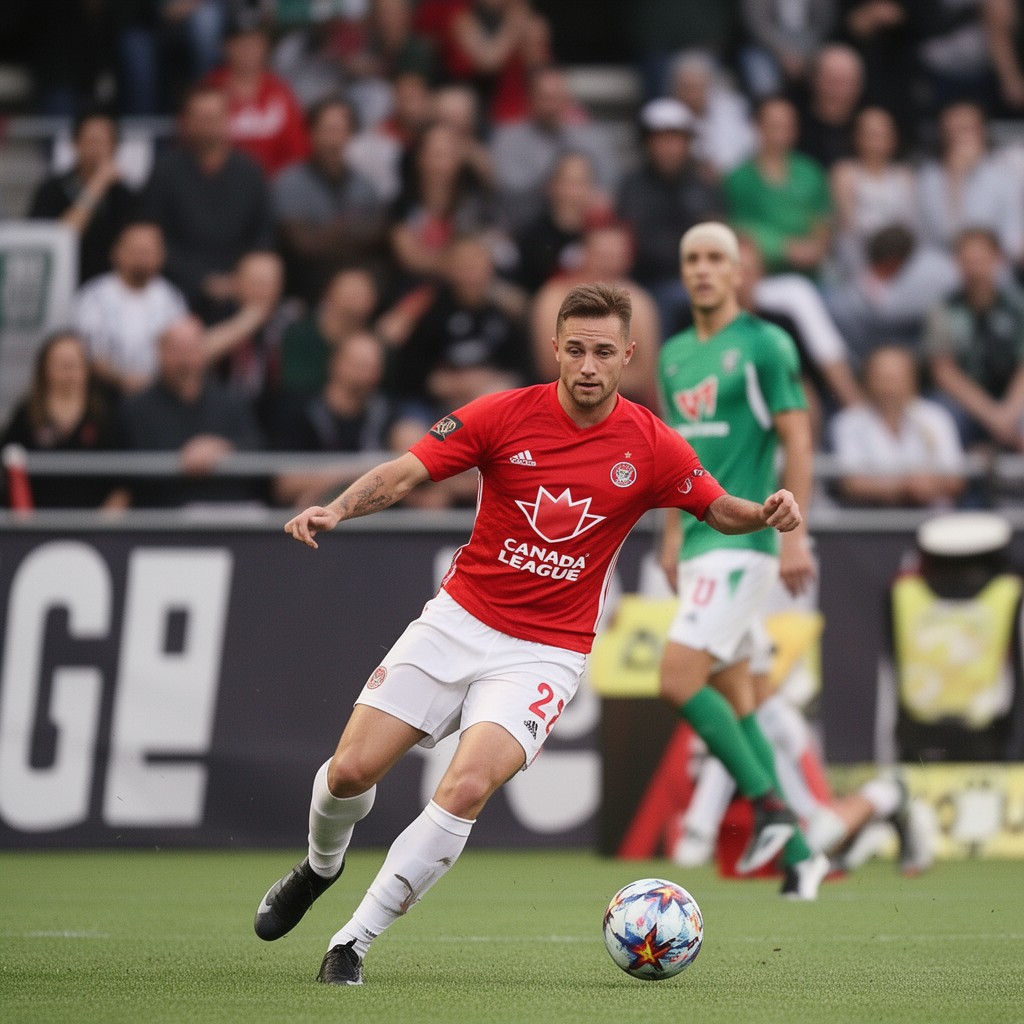 AI-generated illustration of Canadian Premier League