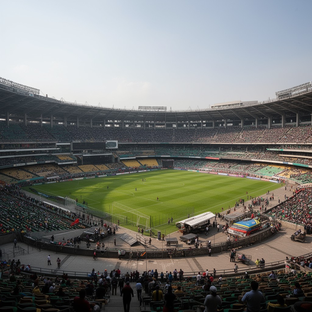 AI-generated illustration of Estadio Azteca