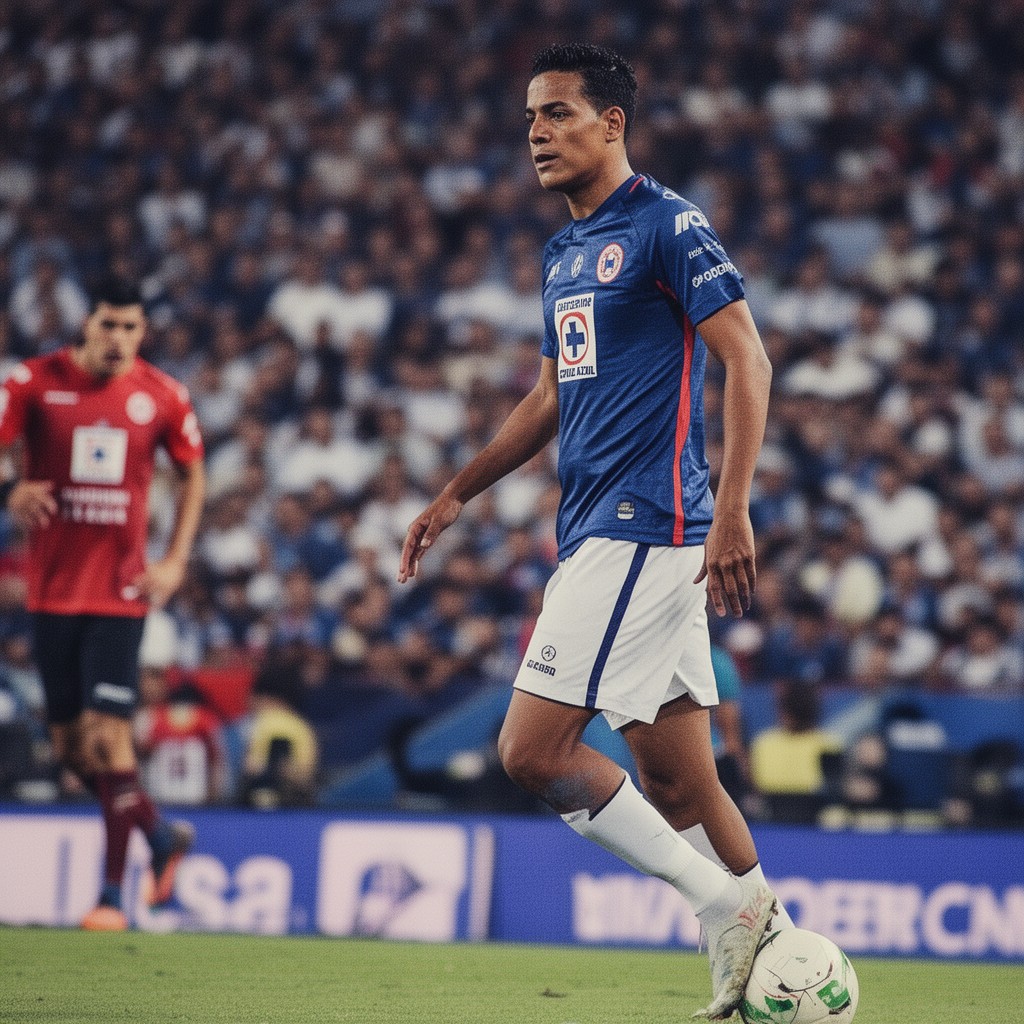 AI-generated illustration of Cruz Azul