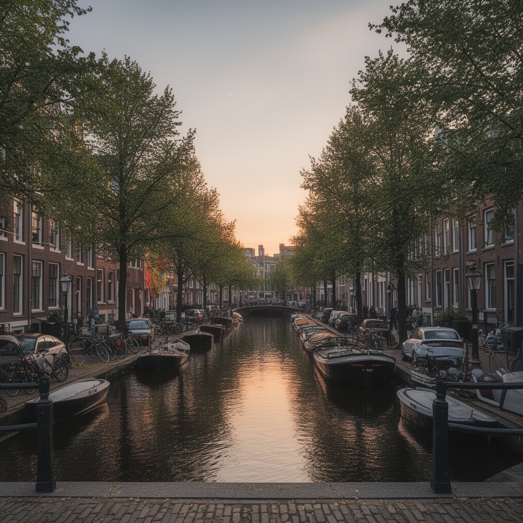 AI-generated illustration of Weespertrekvaart