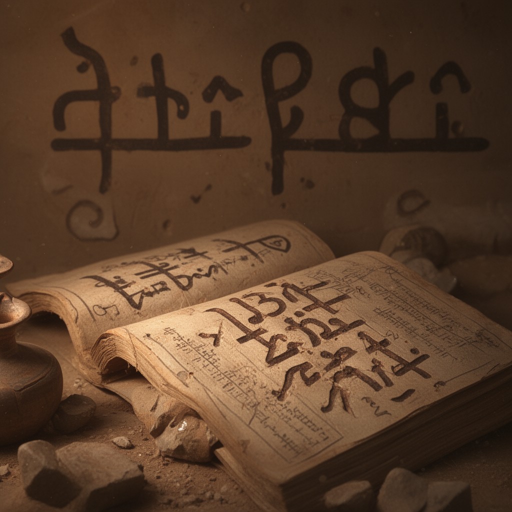 AI-generated illustration of Tifinagh
