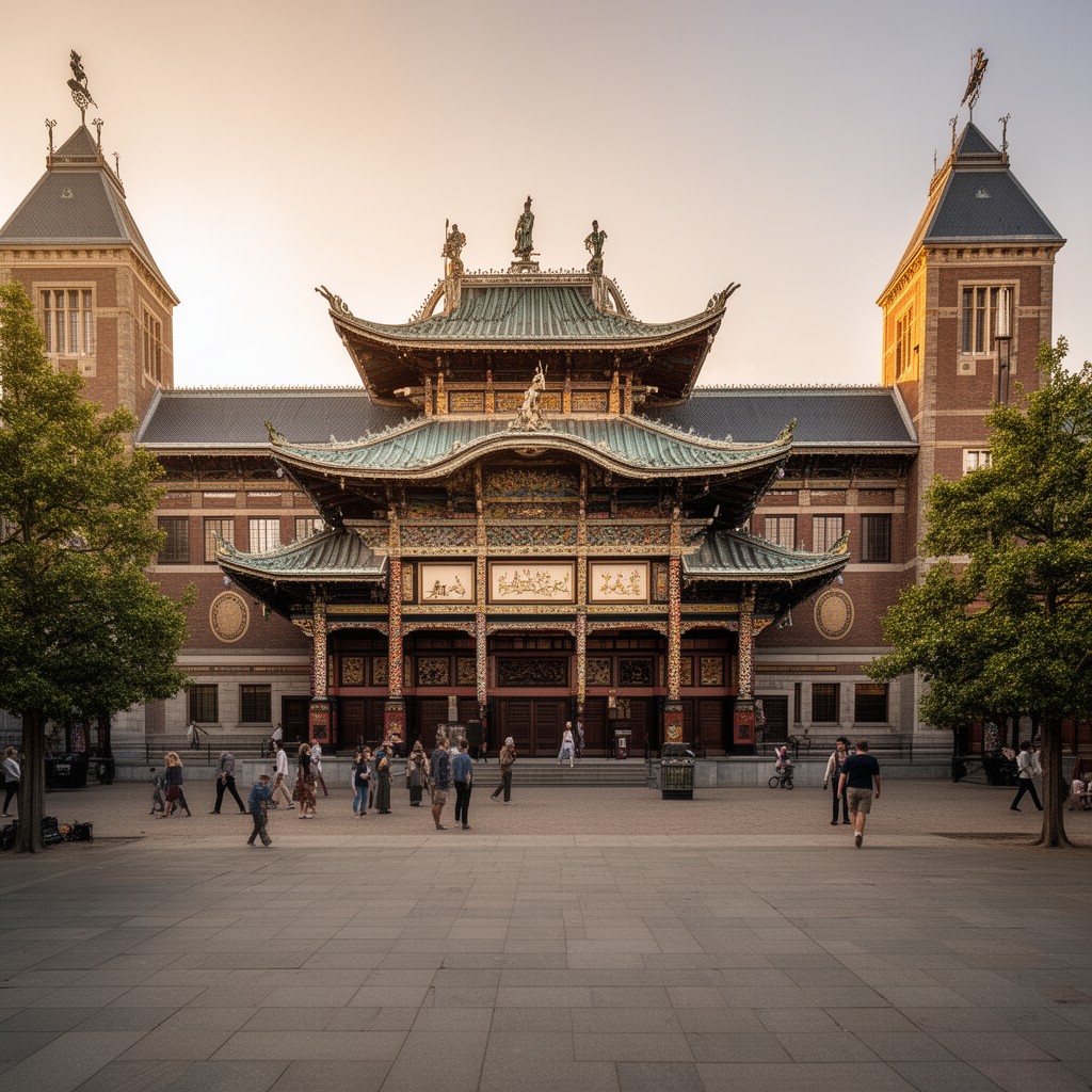 AI-generated illustration of Asian Pavilion