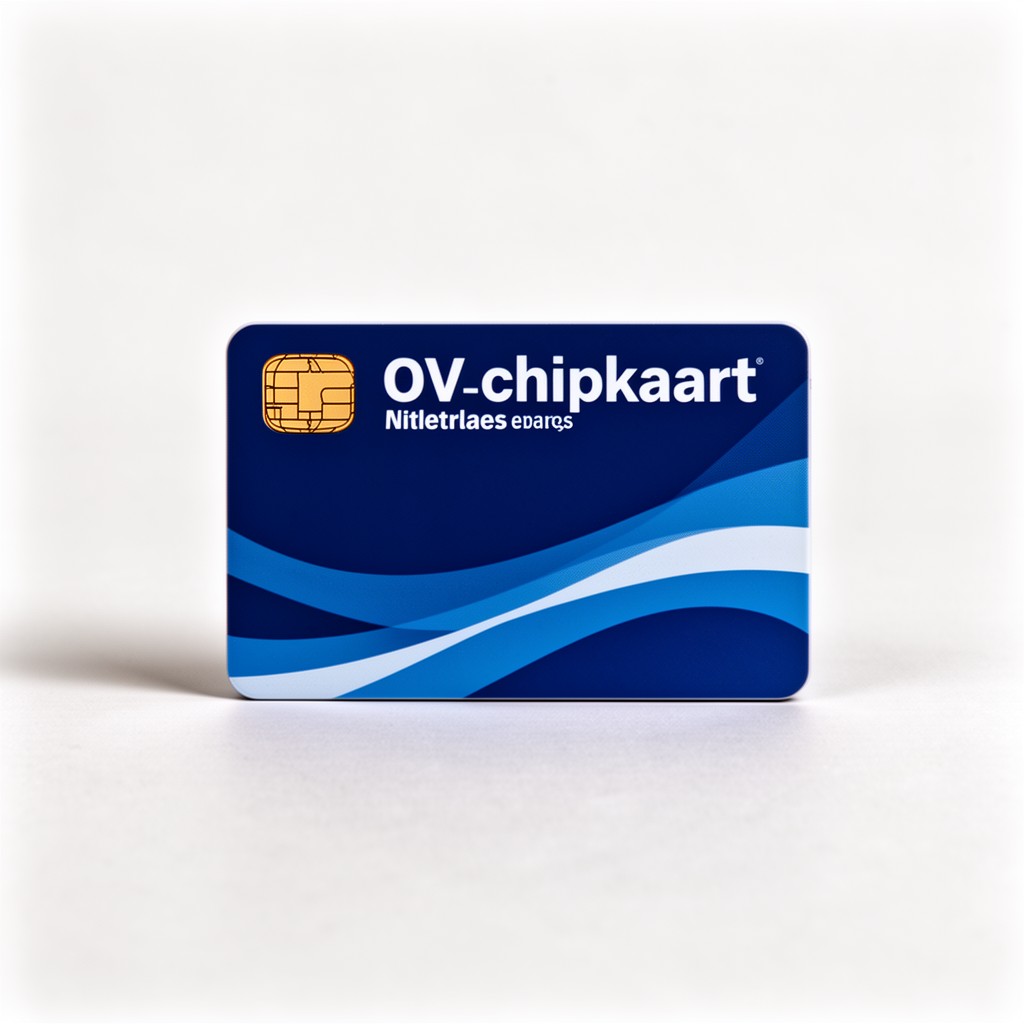 AI-generated illustration of OV-chipkaart