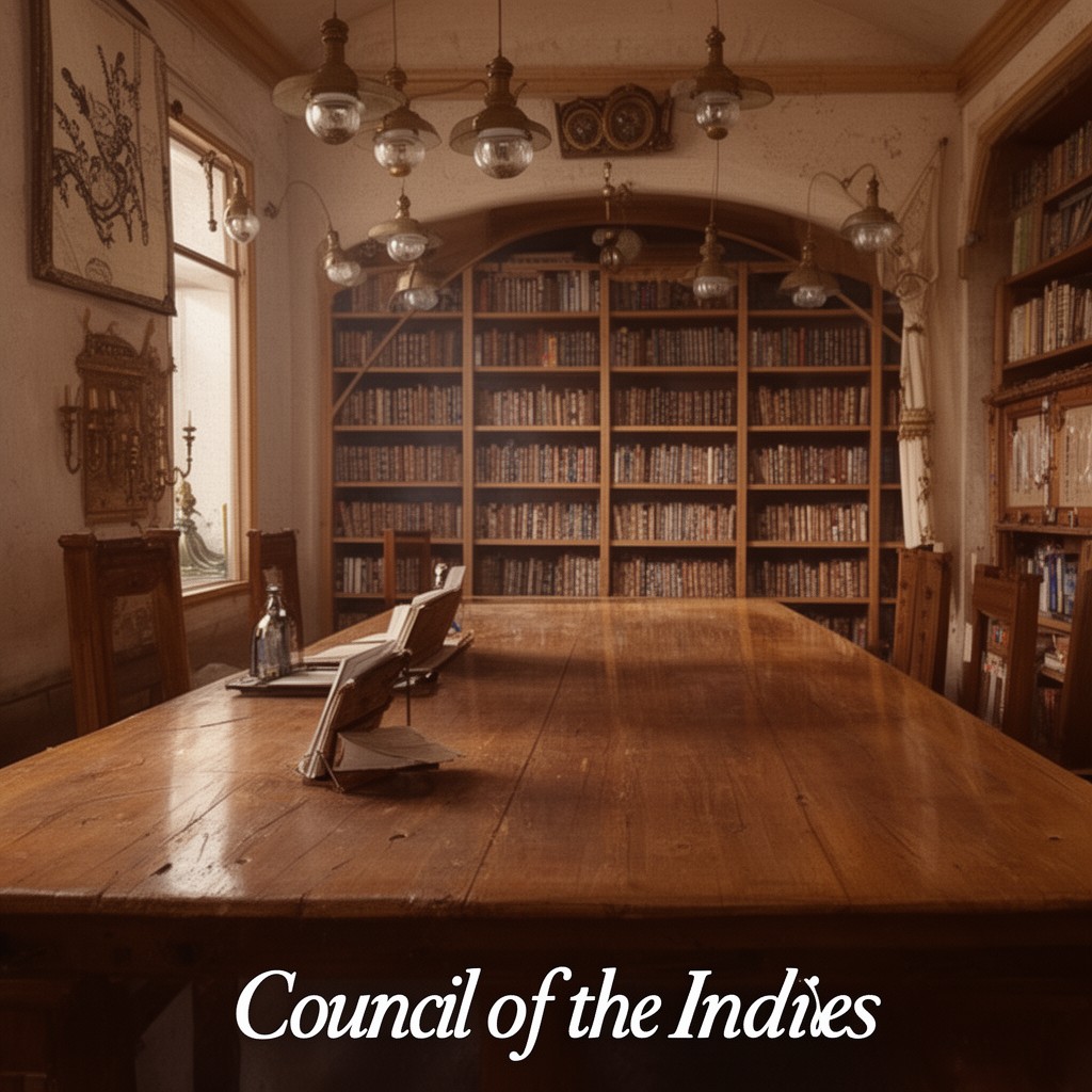 AI-generated illustration of Council of the Indies