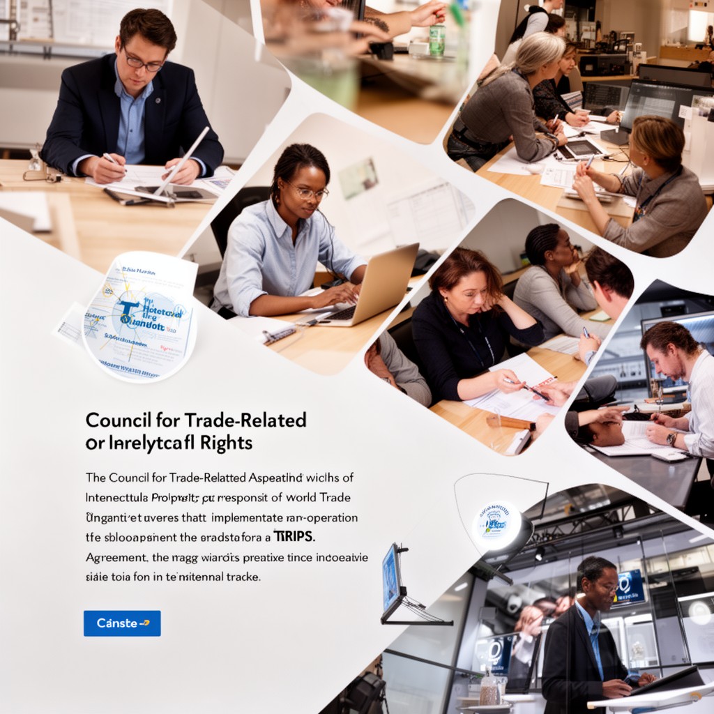 AI-generated illustration of Council for Trade-Related Aspects of Intellectual Property Rights