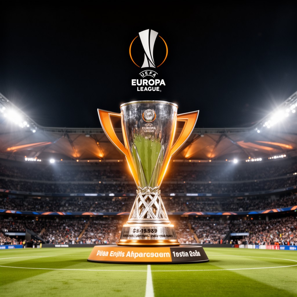 AI-generated illustration of UEFA Europa League