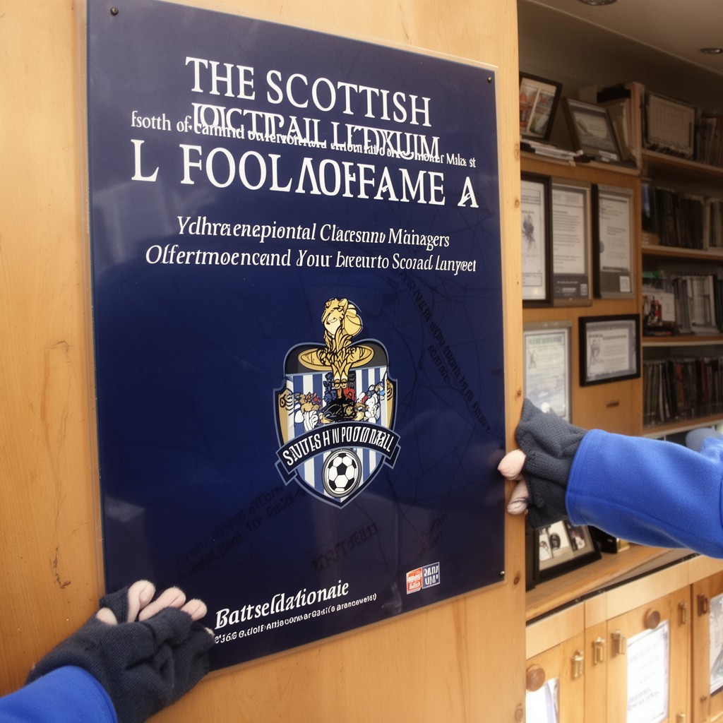 AI-generated illustration of Scottish Football Hall of Fame