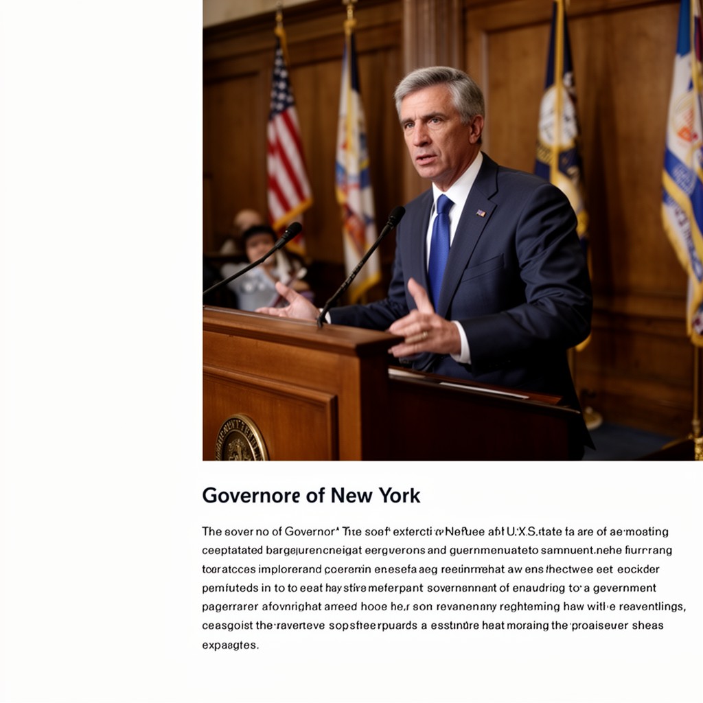 AI-generated illustration of Governor of New York