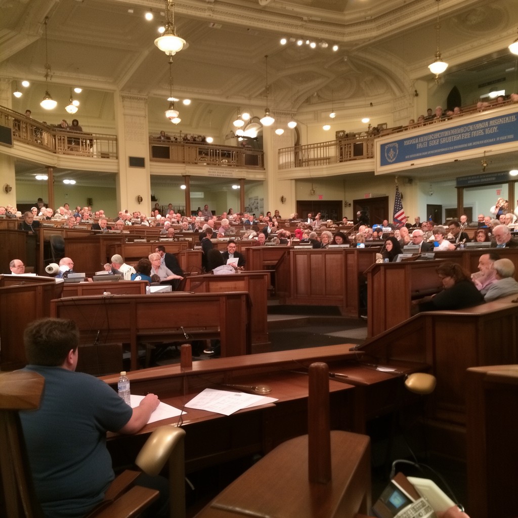 AI-generated illustration of Georgia House of Representatives