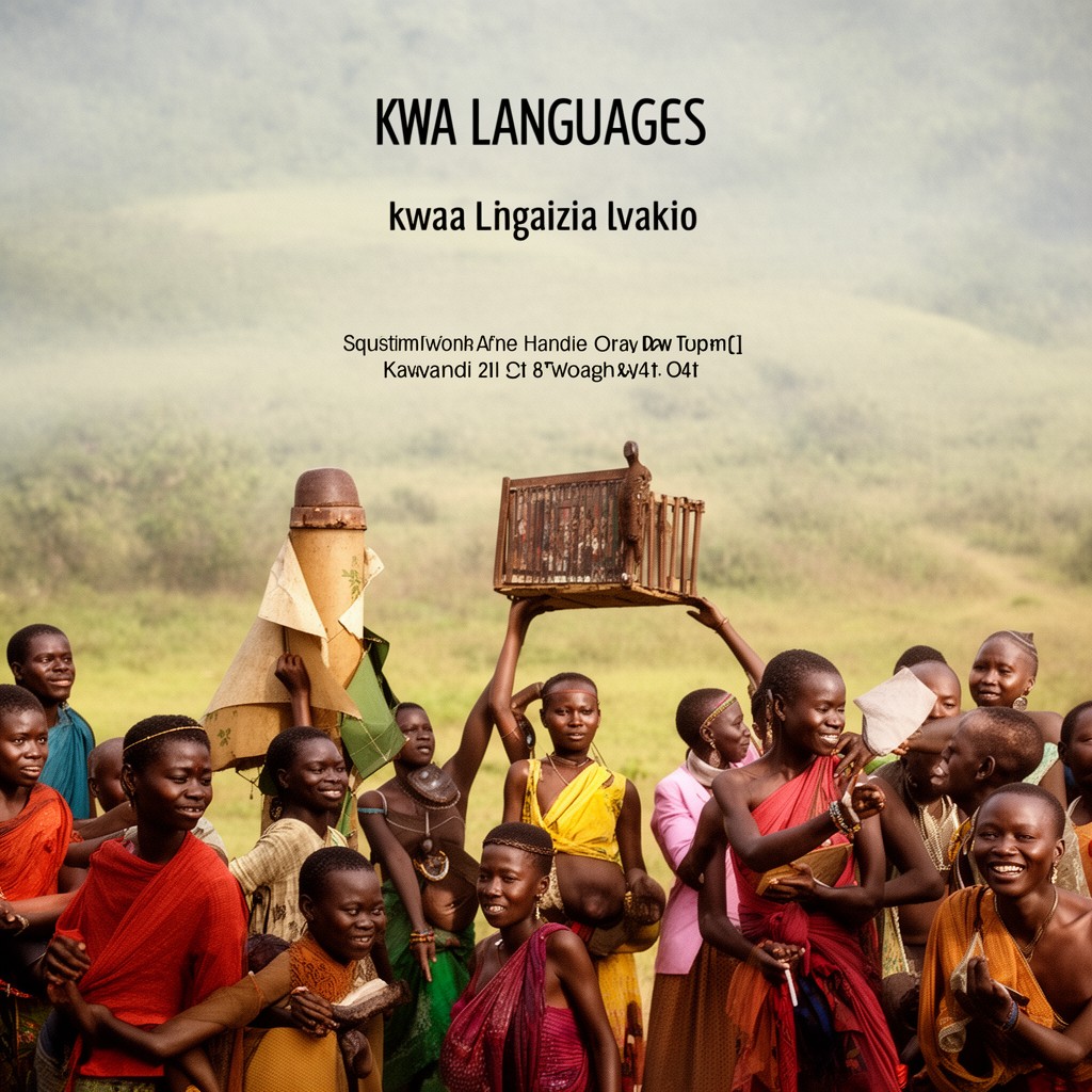 AI-generated illustration of Kwa languages
