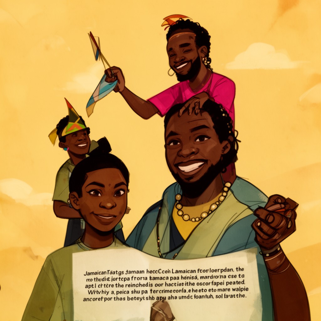 AI-generated illustration of Jamaican Patois