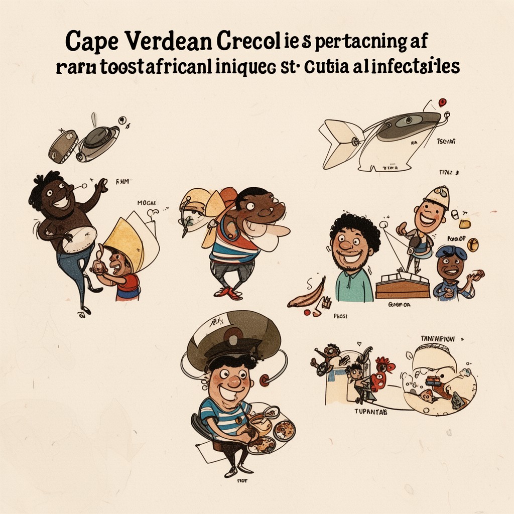 AI-generated illustration of Cape Verdean Creole