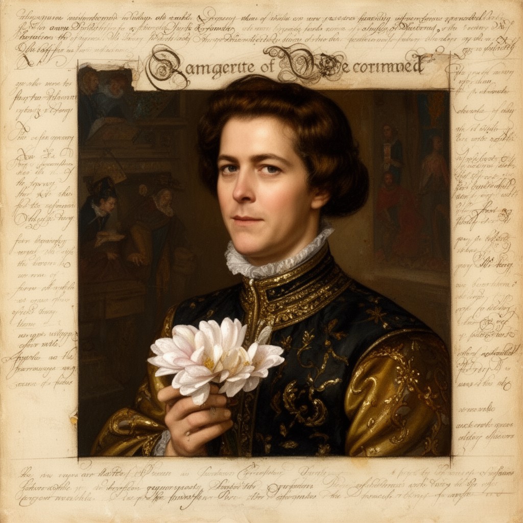 AI-generated illustration of Margarete (second wife)