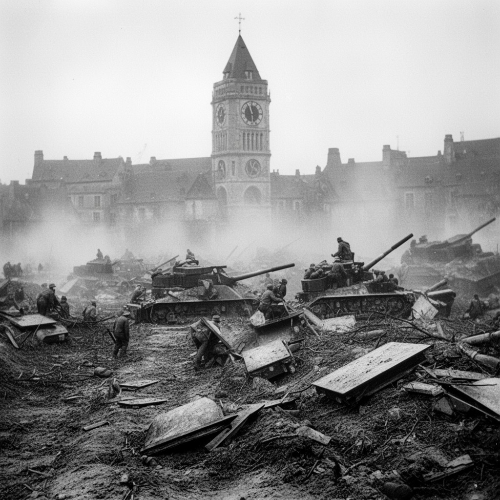 AI-generated illustration of Battle of France