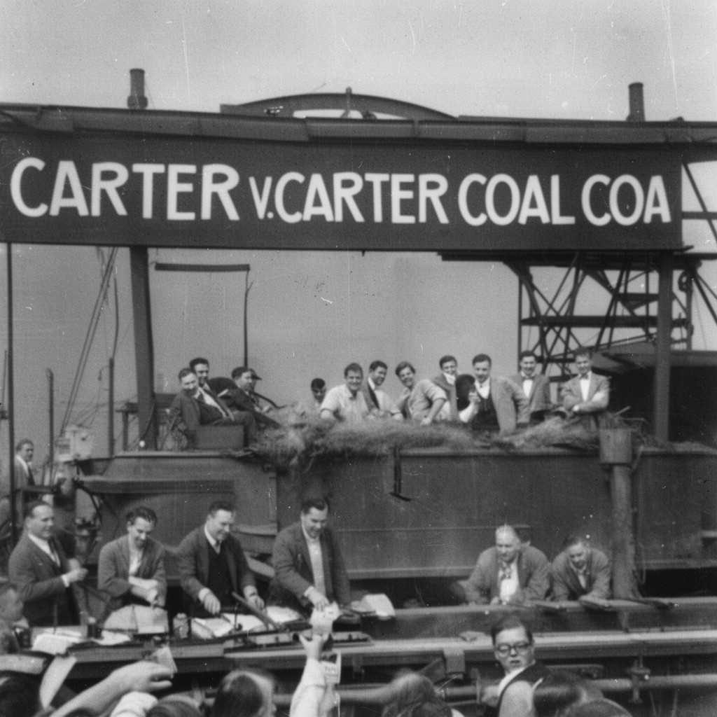 AI-generated illustration of Carter v. Carter Coal Co.