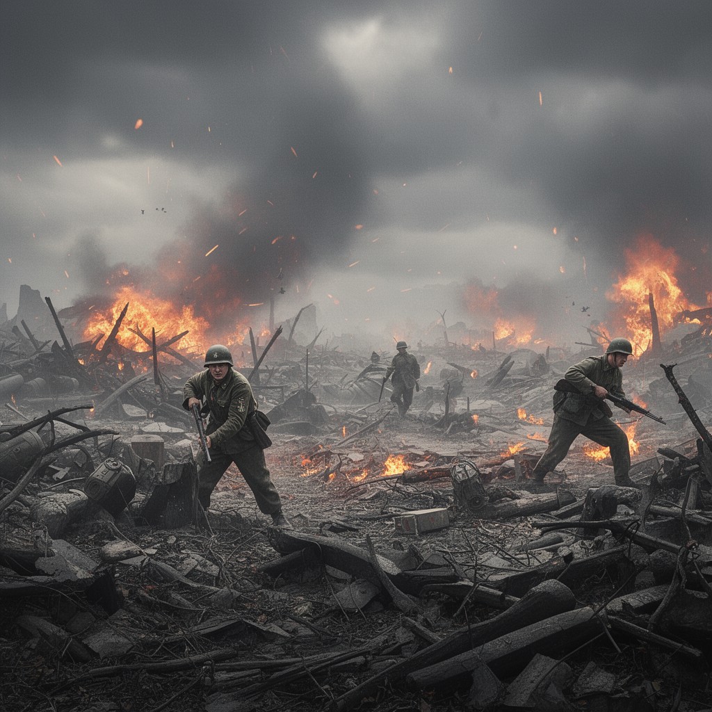 AI-generated illustration of Operation Bagration