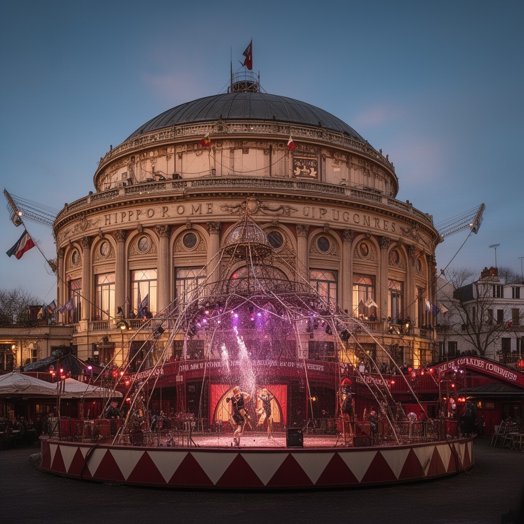 AI-generated illustration of Hippodrome Circus