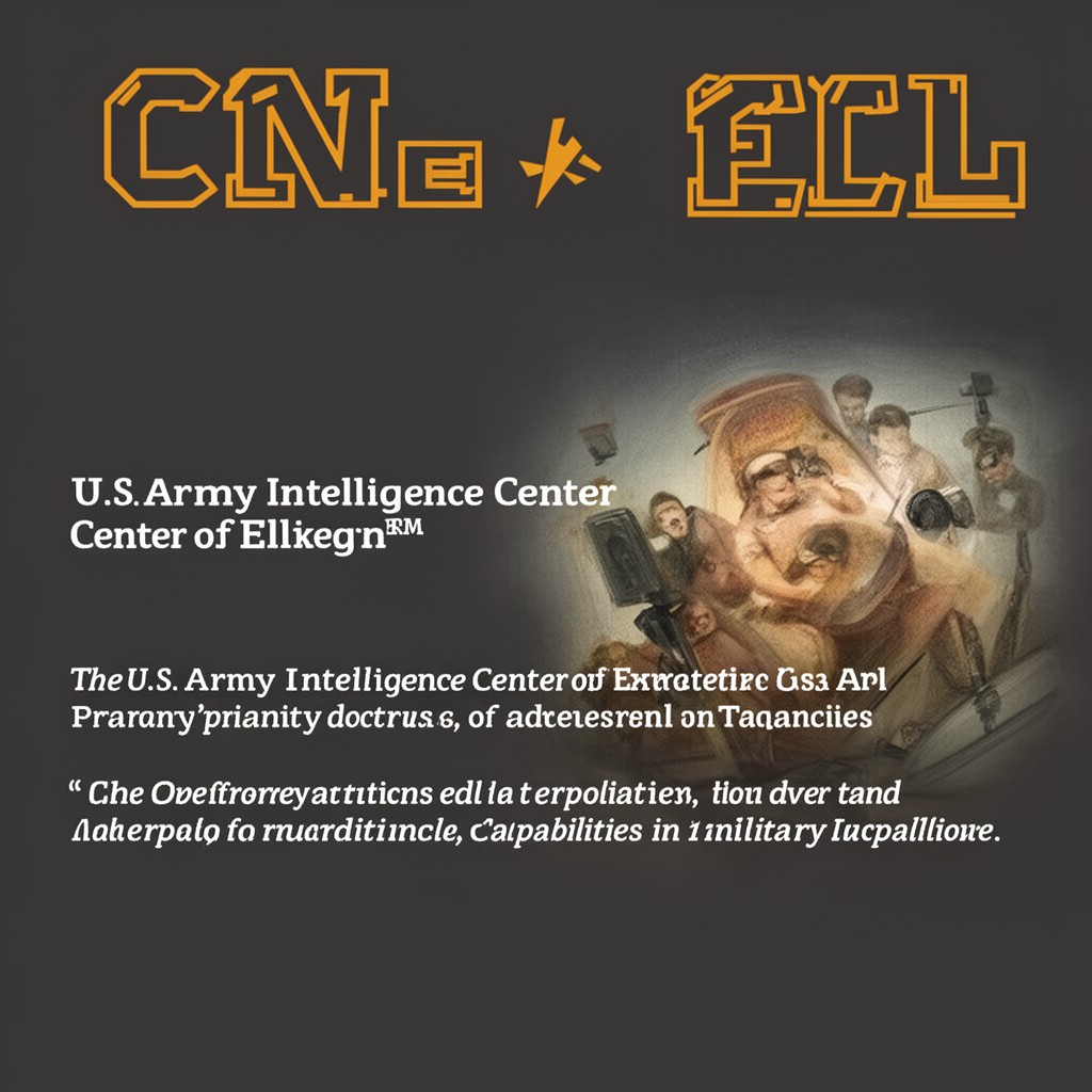 AI-generated illustration of U.S. Army Intelligence Center of Excellence