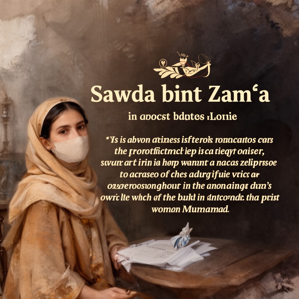 AI-generated illustration of Sawda bint Zamʿa