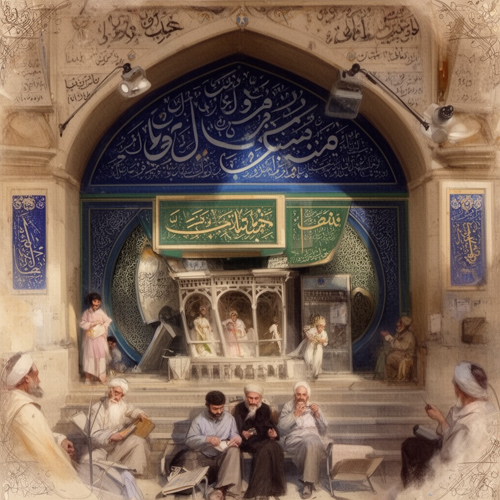 AI-generated illustration of Ja'fari school