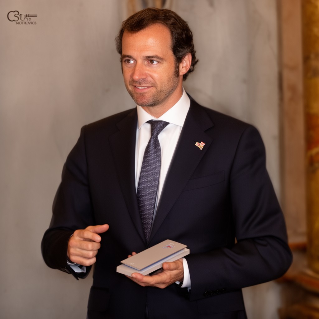 AI-generated illustration of King of Spain