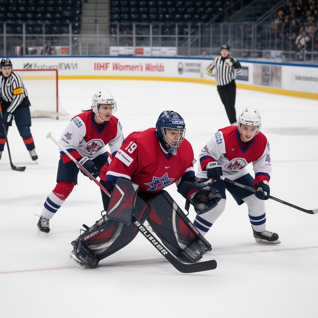 AI-generated illustration of IIHF Women’s World Championship