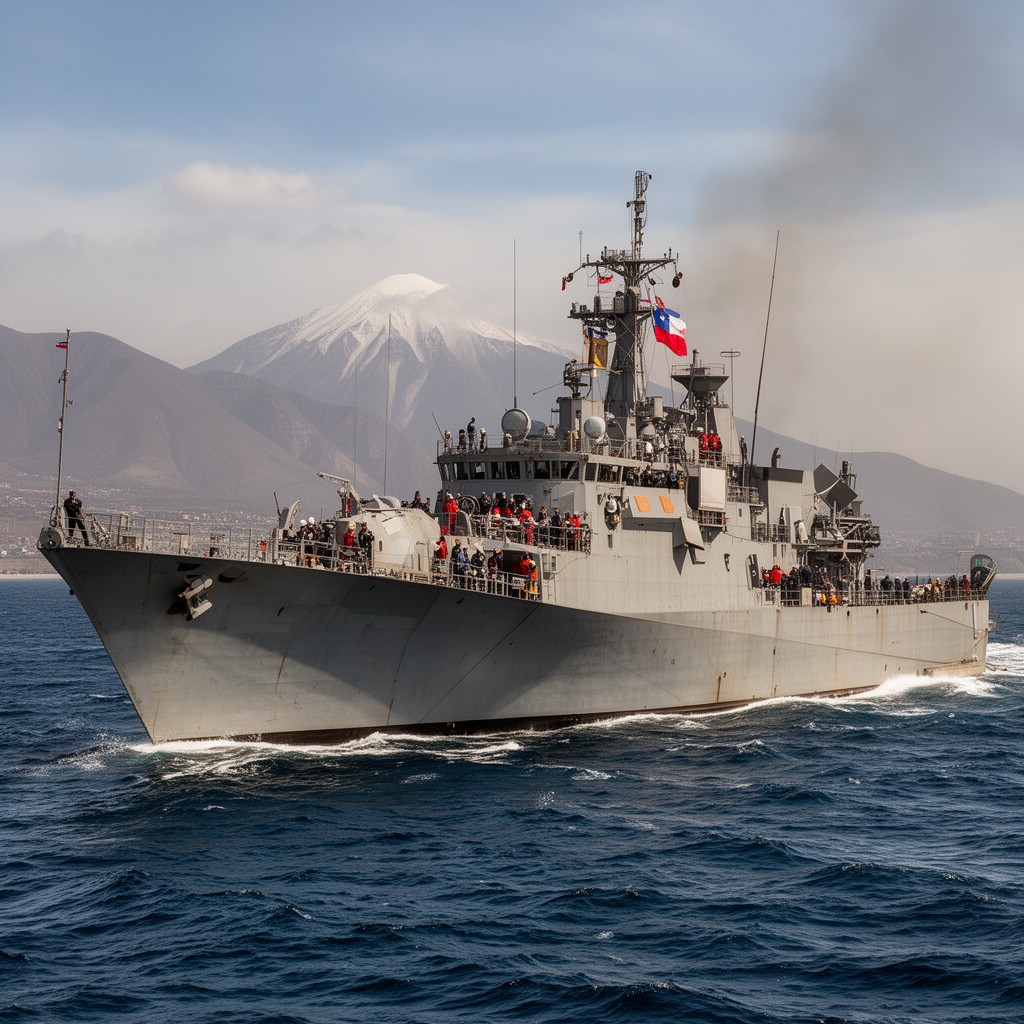 AI-generated illustration of Chilean Navy
