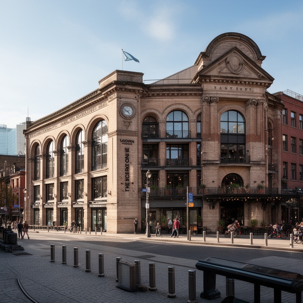 AI-generated illustration of The Corn Exchange, Manchester