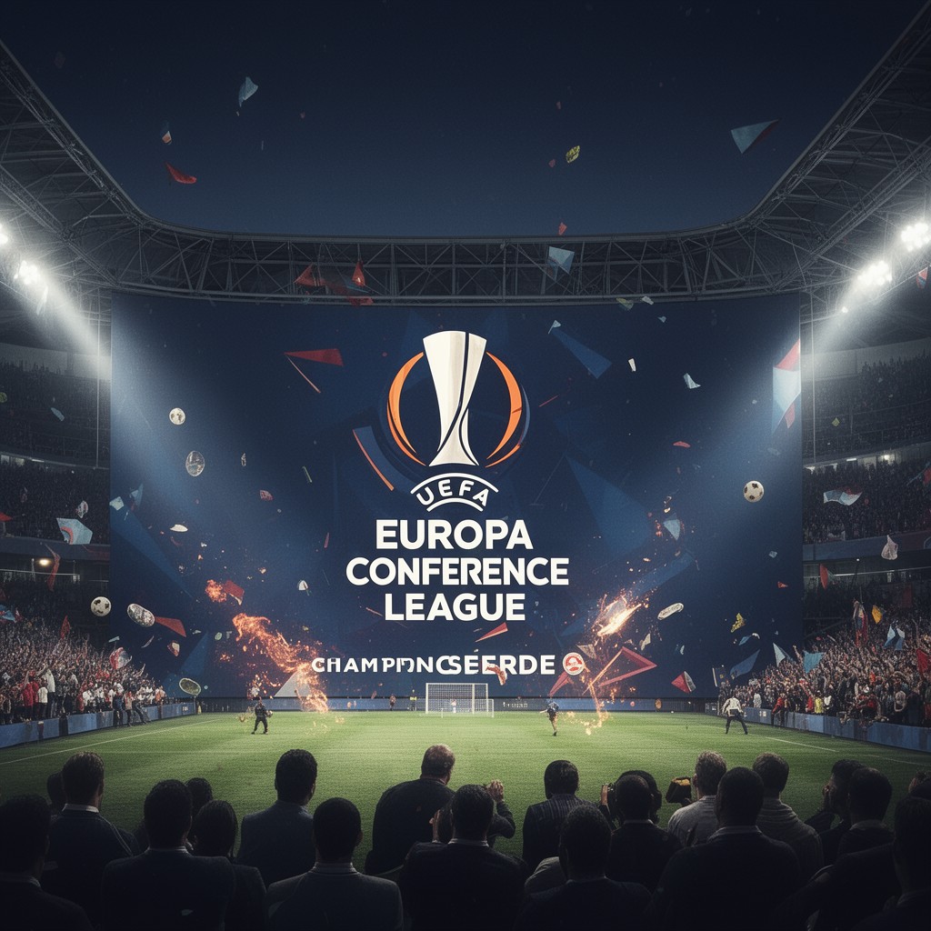 AI-generated illustration of UEFA Europa Conference League