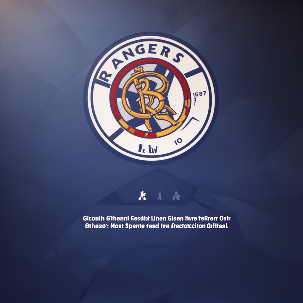 AI-generated illustration of Rangers F.C.