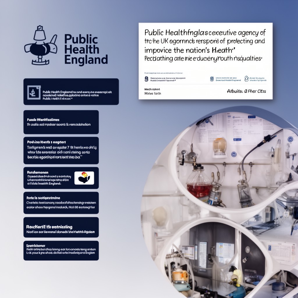 AI-generated illustration of Public Health England