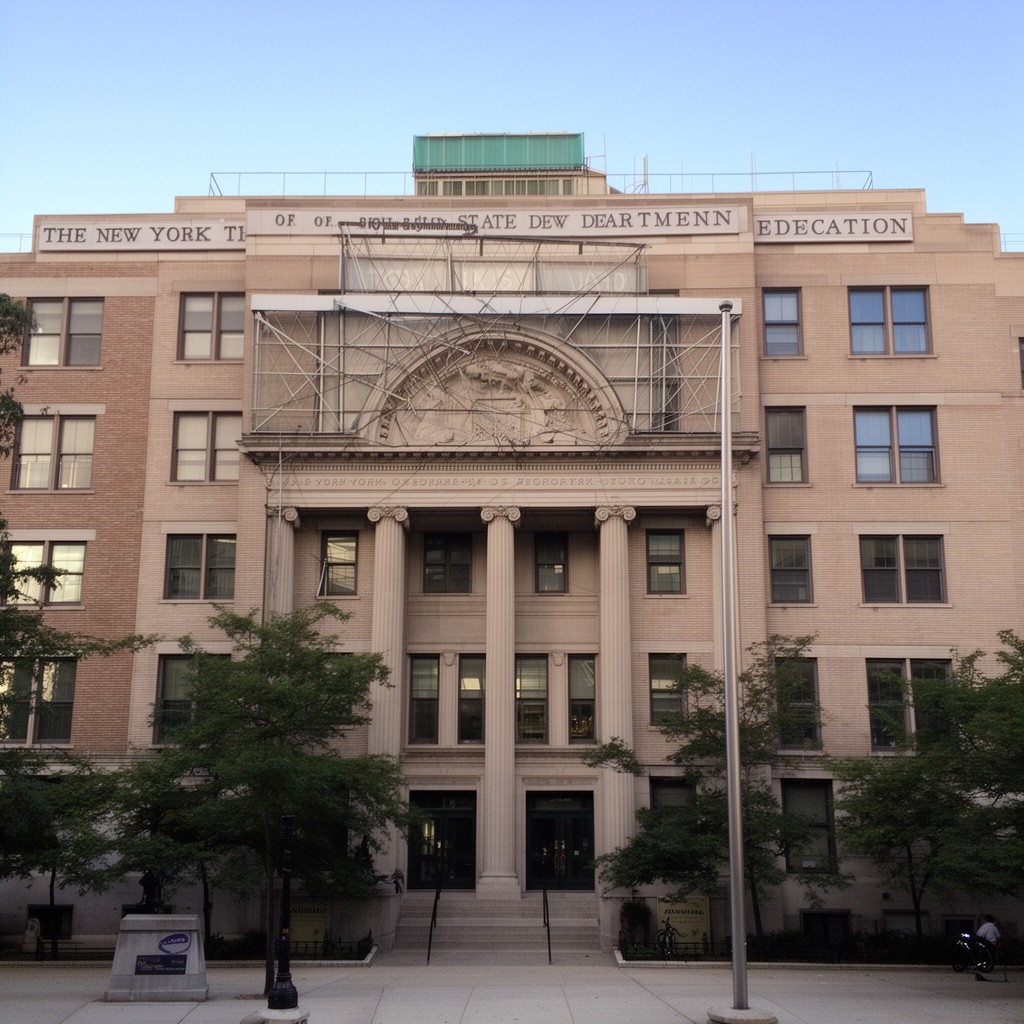 AI-generated illustration of New York State Department of Education