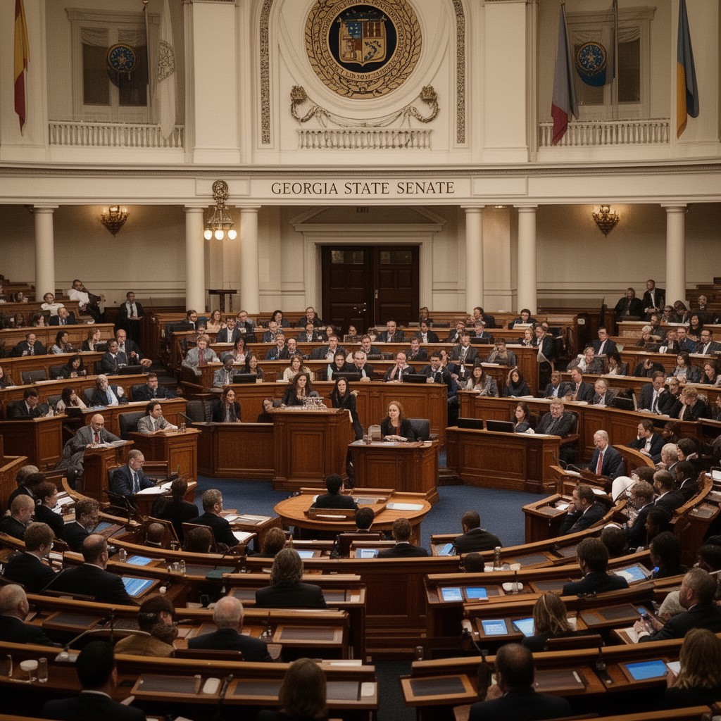 AI-generated illustration of Georgia State Senate