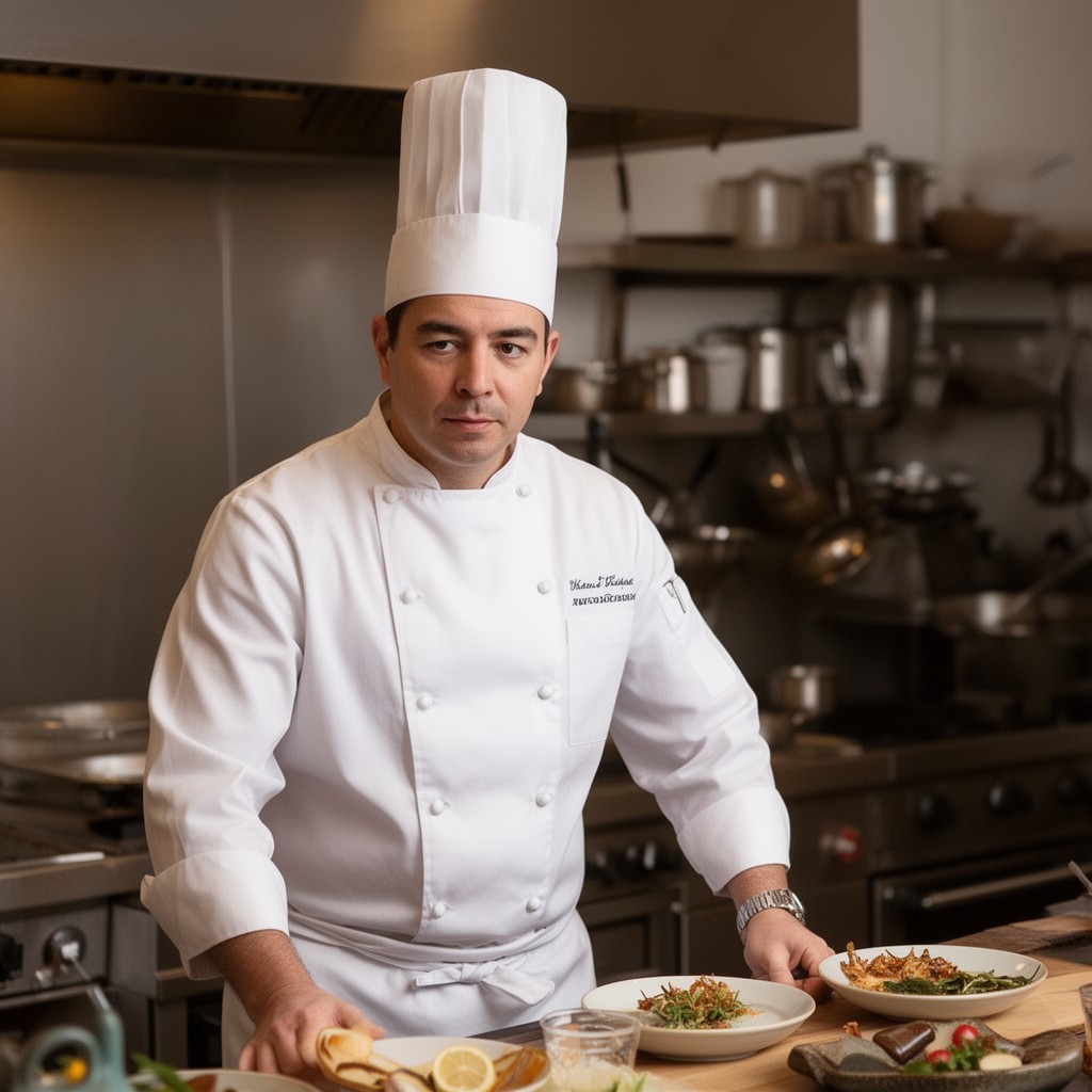 AI-generated illustration of White House executive chef