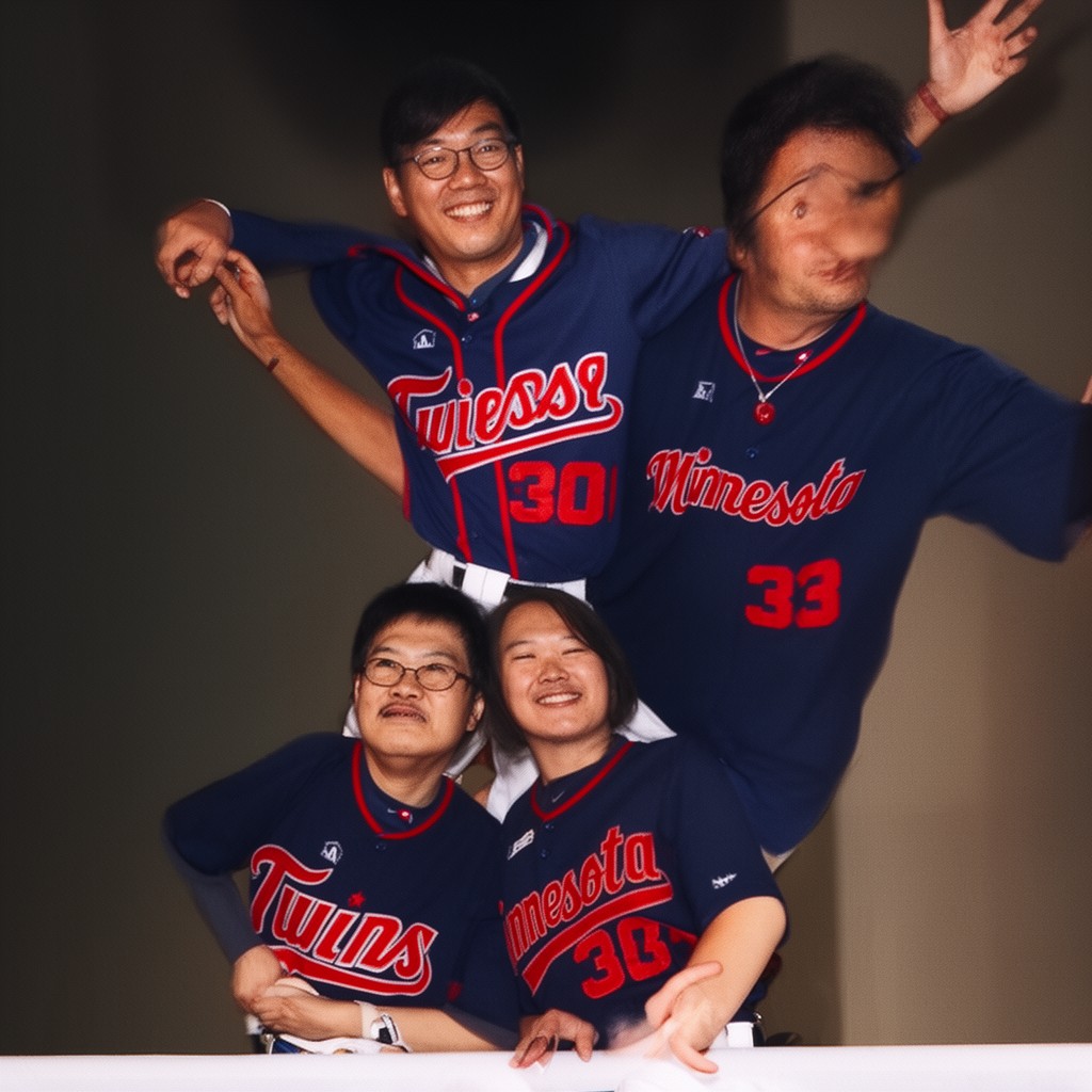 AI-generated illustration of Minnesota Twins