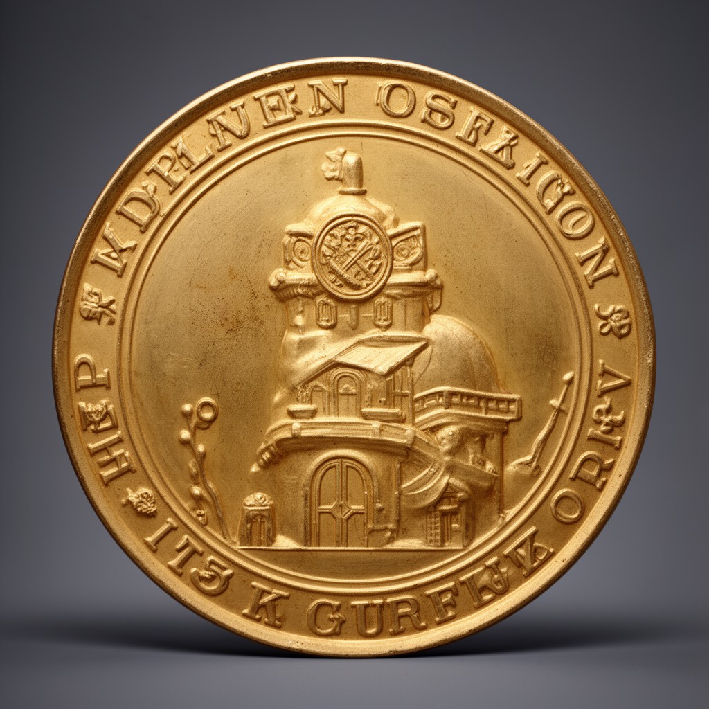 AI-generated illustration of Royal Gold Medal