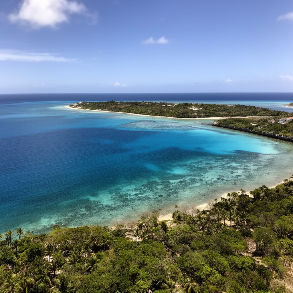 AI-generated illustration of Andros Island