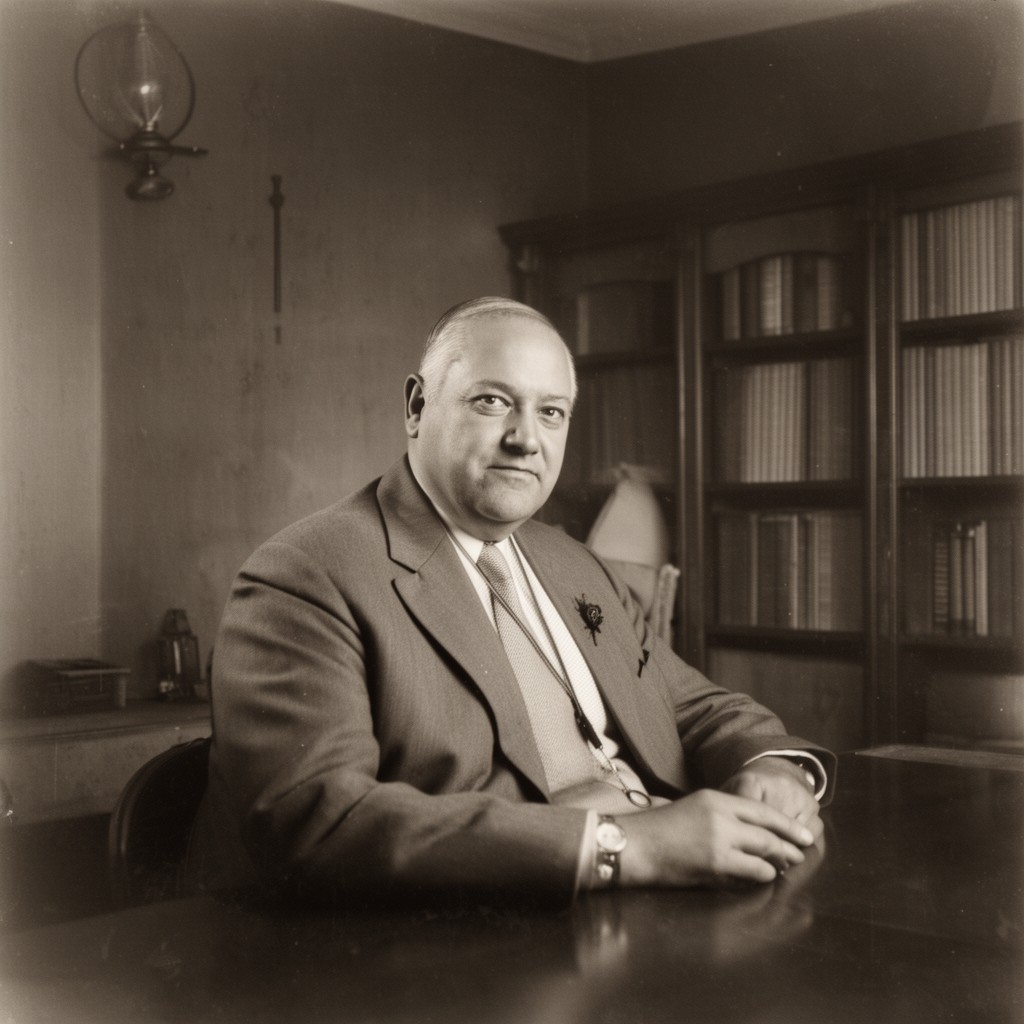 AI-generated illustration of Alben W. Barkley
