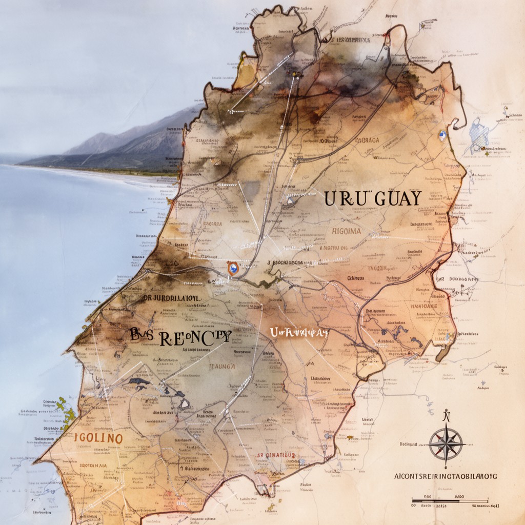 AI-generated illustration of Uruguay