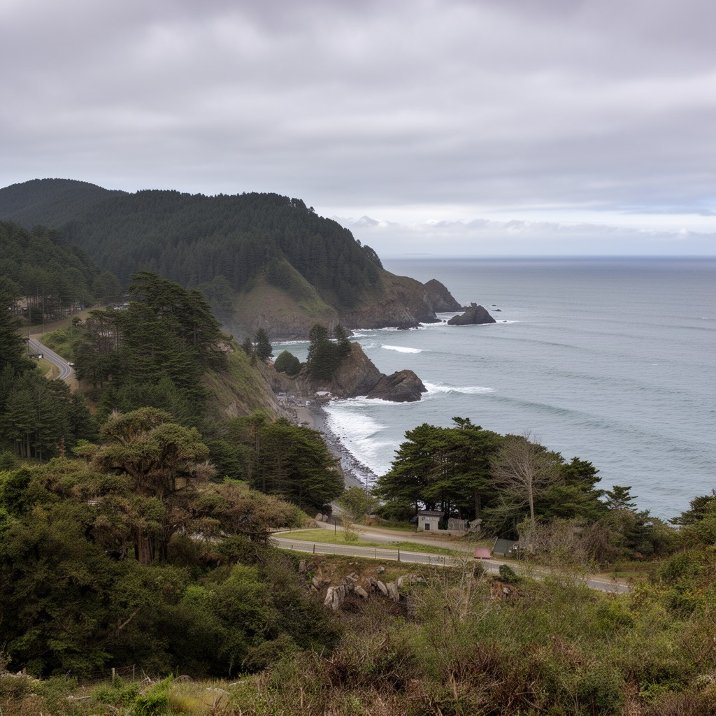 AI-generated illustration of Del Norte County, California