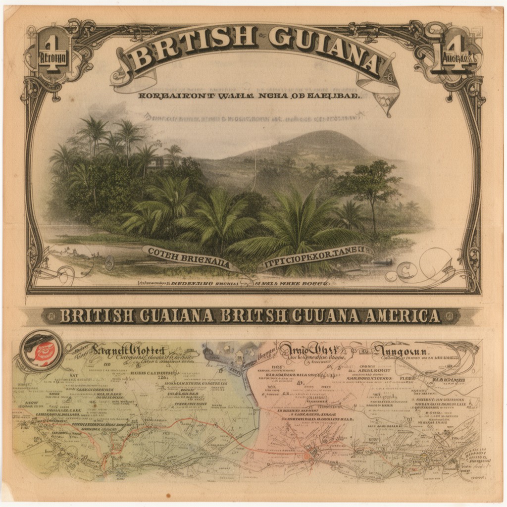 AI-generated illustration of British Guiana