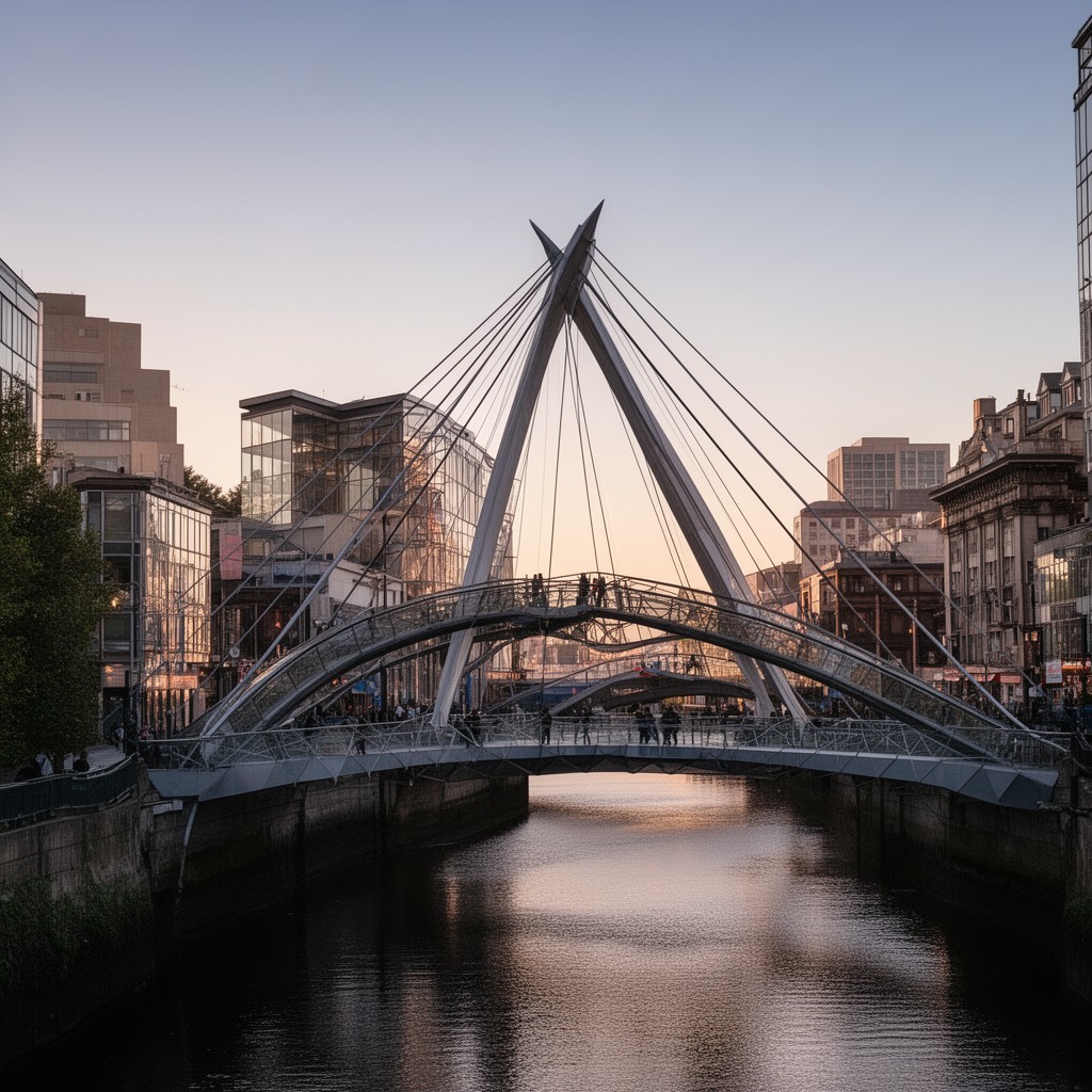 AI-generated illustration of Trinity Bridge