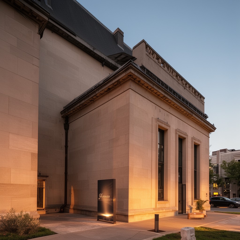 AI-generated illustration of Yale University Art Gallery