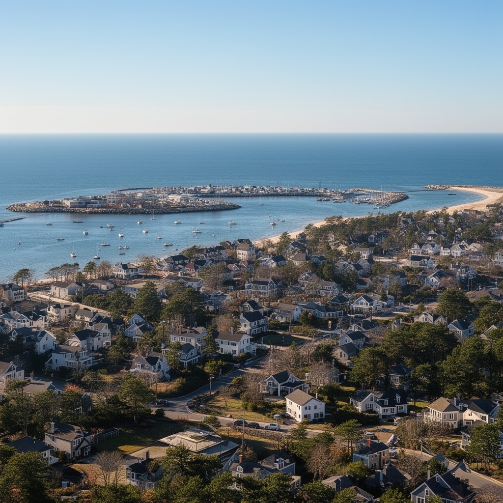 AI-generated illustration of Barnstable County, Massachusetts