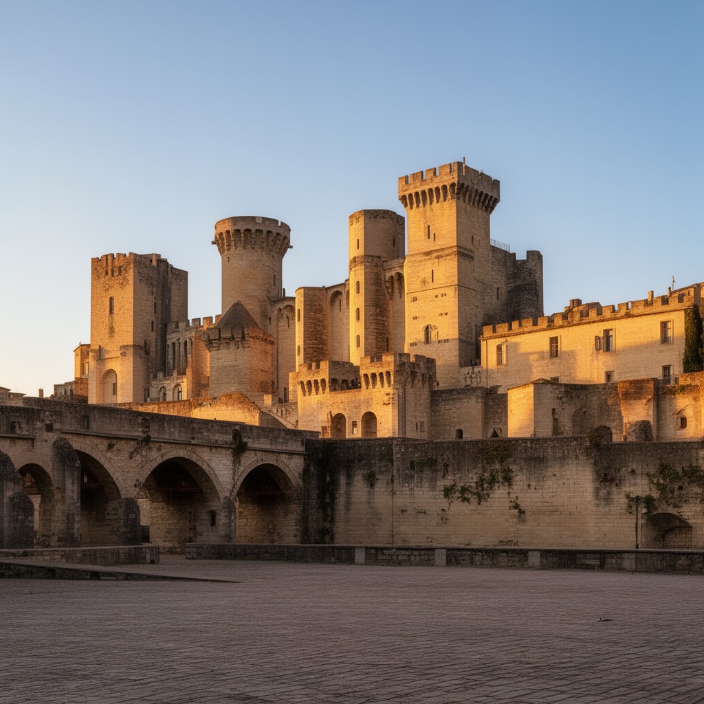 AI-generated illustration of Avignon
